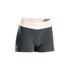 Women's Eco-Designed Gentle Yoga Shorts - Grey/Pink