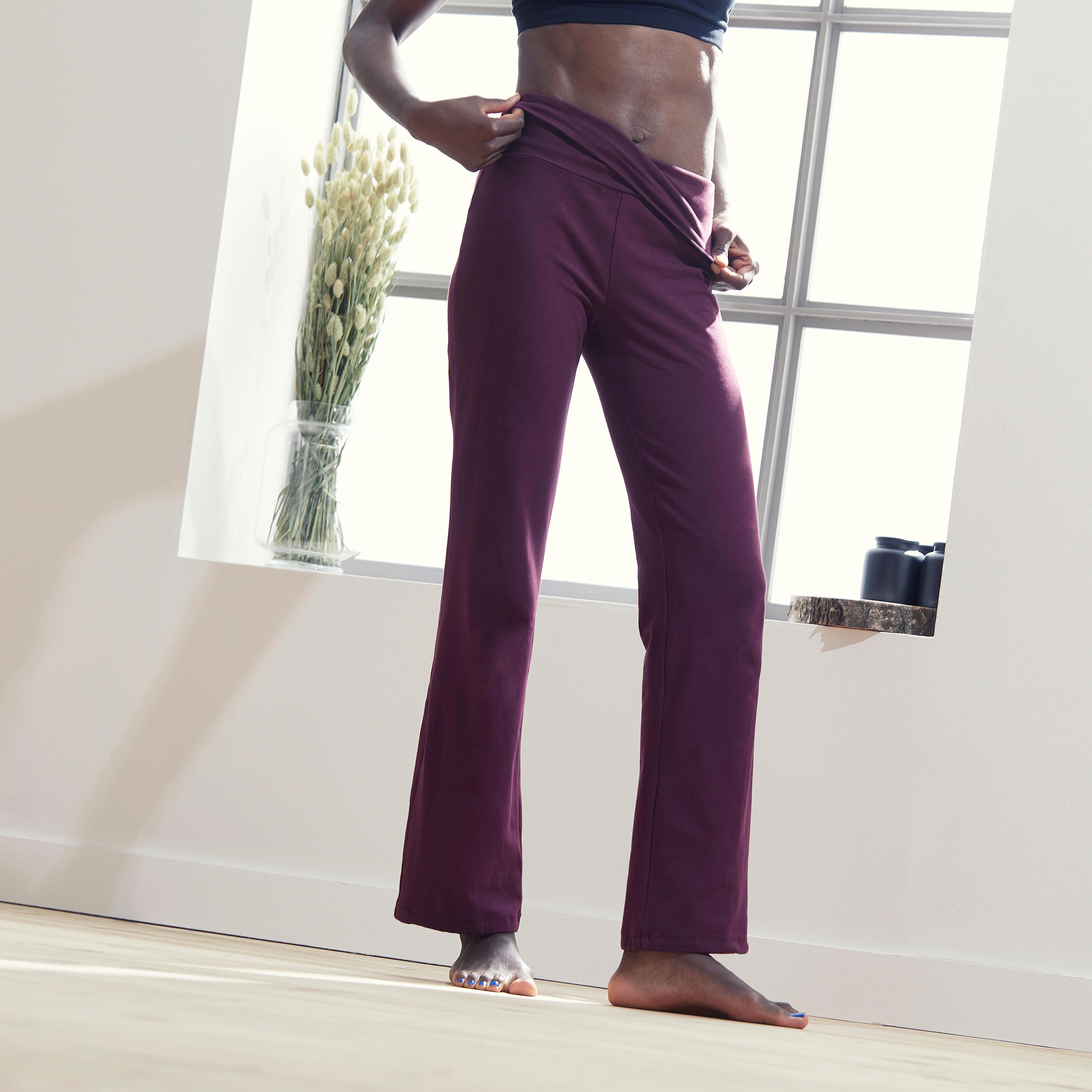 Women's Sustainable Cotton Yoga Bottoms 