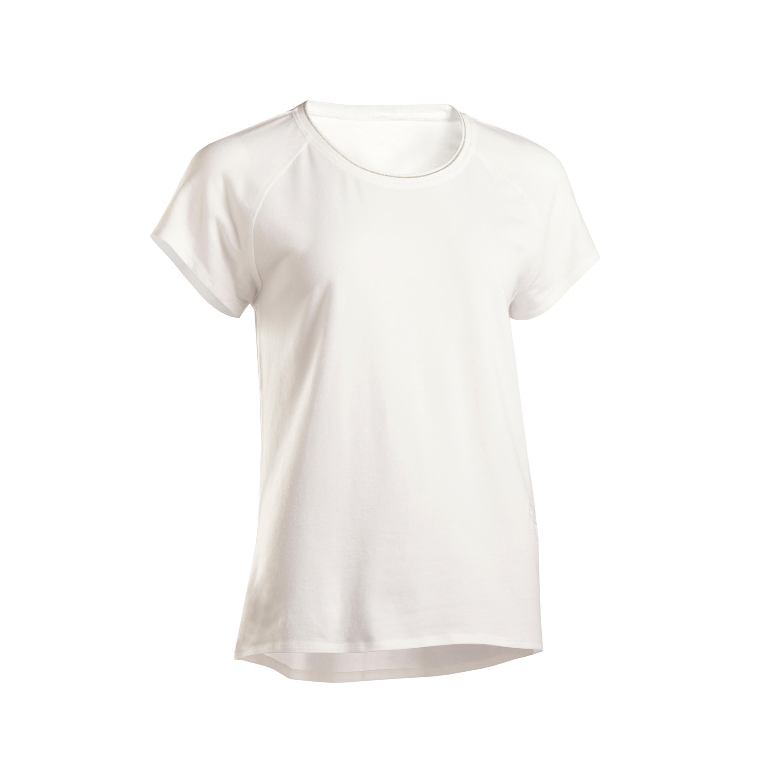 Women s Gentle Yoga T Shirt KIMJALY Decathlon