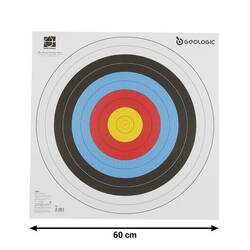 5 Archery Target Faces 60X60