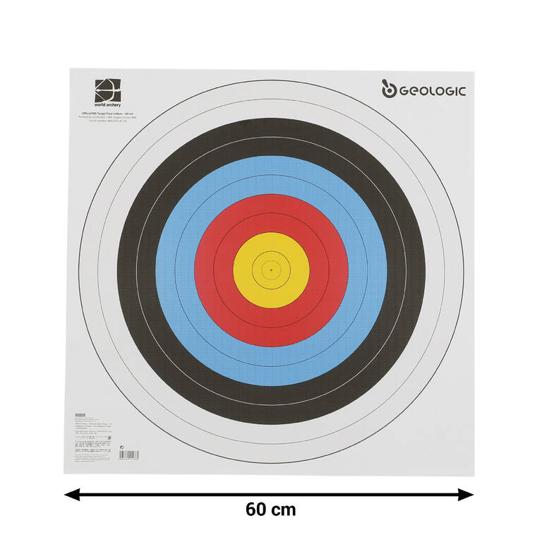 5 Archery Target Faces 60X60