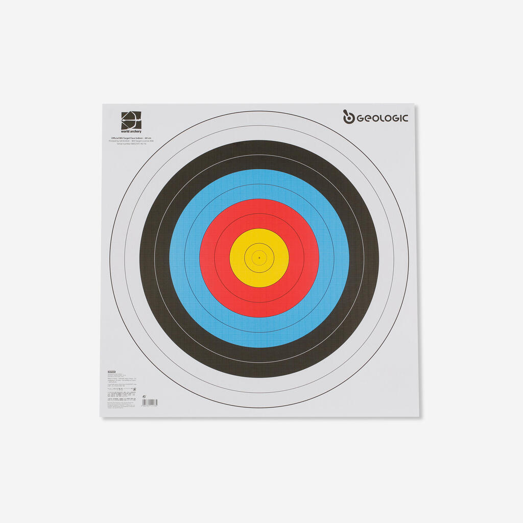 LICA METE ZA STRELIČARSTVO 60 X 60 CM 5 KOMADA