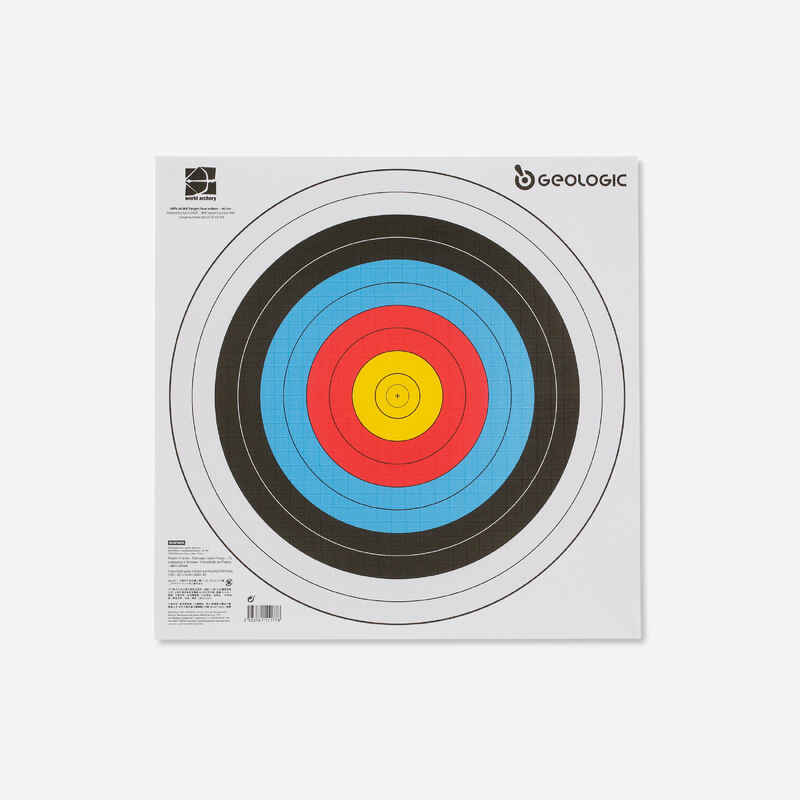 5 МИШЕНИ ЗА СТРЕЛБА С ЛЪК 40 X 40 СМ 5 МИШЕНИ ЗА СТРЕЛБА С ЛЪК 40 X 40 СМ