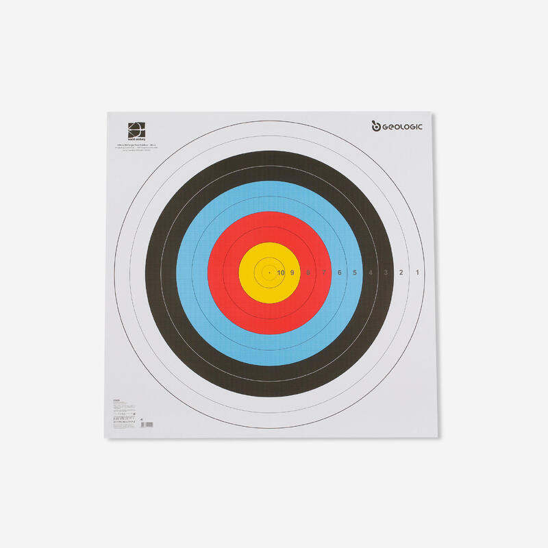 

5 МИШЕНЕЙ ДЛЯ СТРЕЛЬБЫ ИЗ ЛУКА 80x80 см, 305103