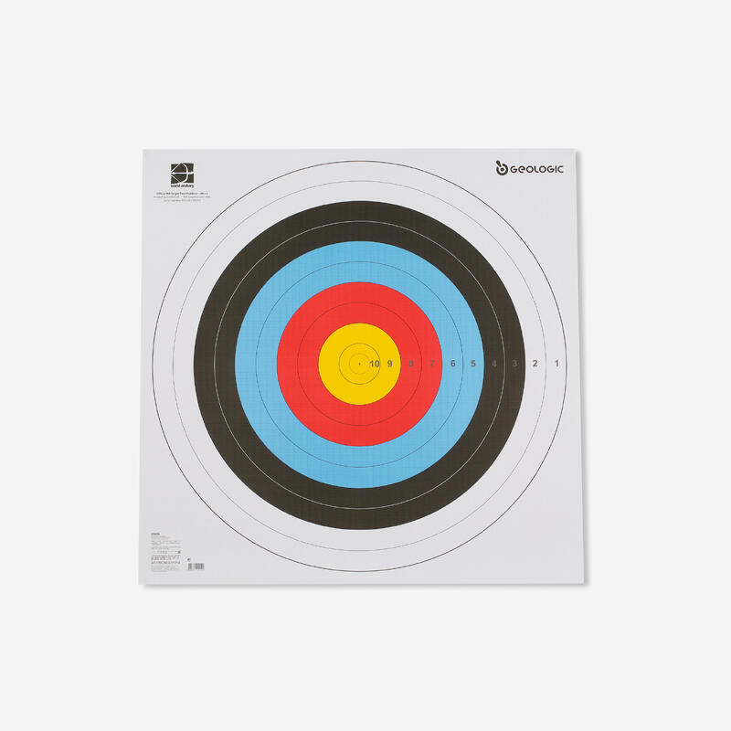 5 BLANCOS TIRO CON ARCO GEOLOGIC 80x80 cm