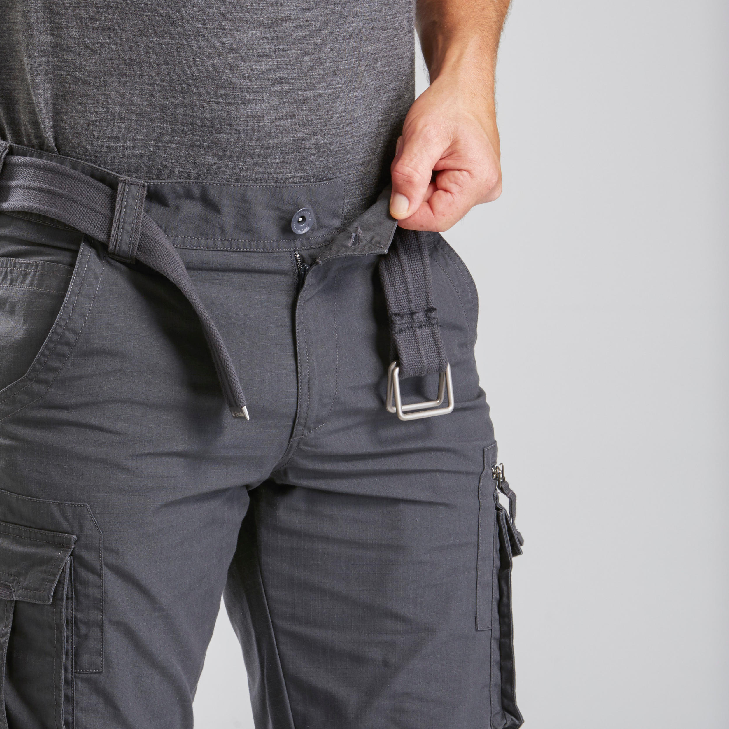 Pantalon de randonnée homme – Travel 100 gris - FORCLAZ