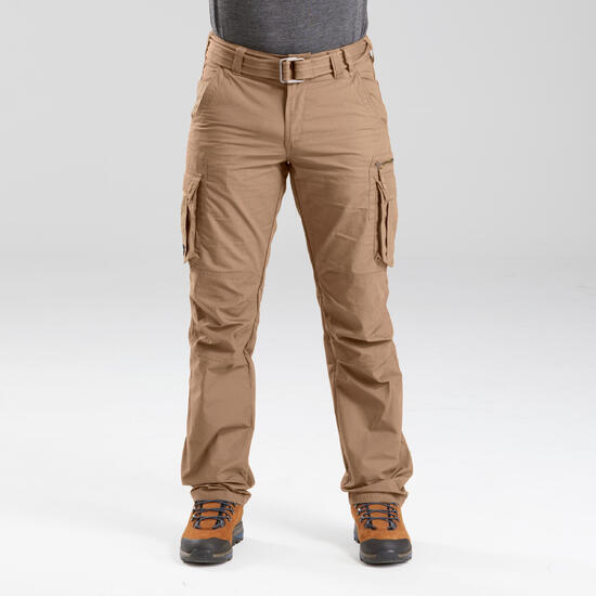 Cargohose Herren Backpacking - Travel 500 braun