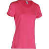 Active Women's Regular-Fit Short-Sleeved Fitness T-Shirt - Bright Pink