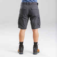 Pantalón corto de montaña y trekking cargo Hombre Forclaz Travel 100