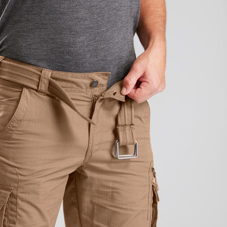 Men's Travel Trousers - Brown