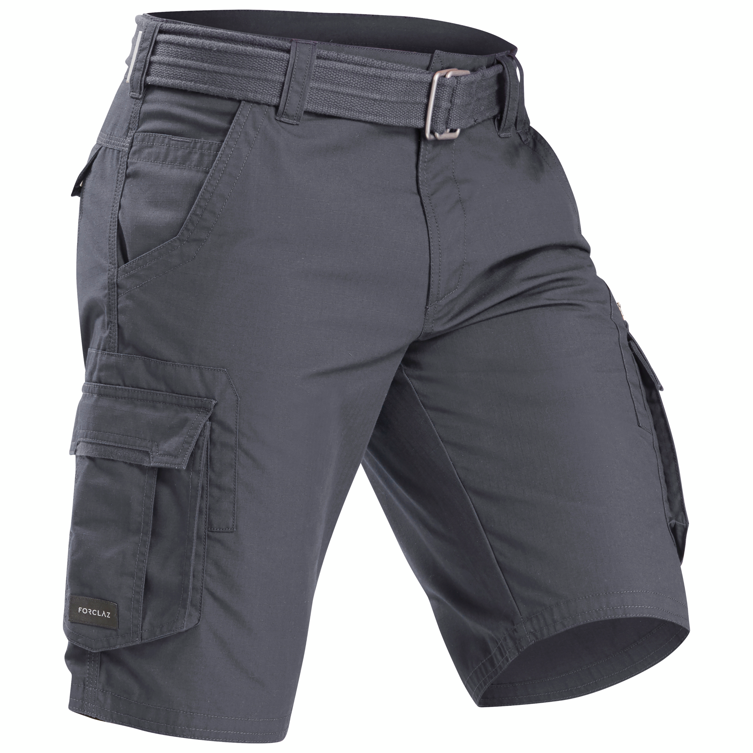 Short cargo de trek voyage - travel 500 gris homme - Randonnée - Trek - FORCLAZ- Clubs - Entreprises - Collectivités - Associations