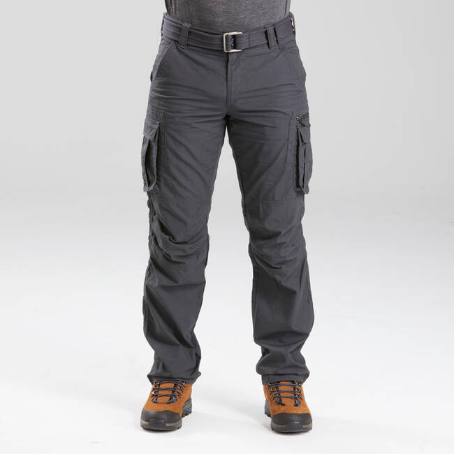 Mens Cargo Hiking Trousers With 6 Pockets Casual Work Wear, Combat