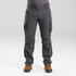 Men's Travel Cargo Trousers 100 Grey