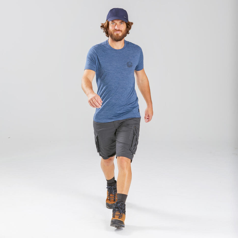 Men's Travel Trekking Cargo Shorts TRAVEL 100 Decathlon