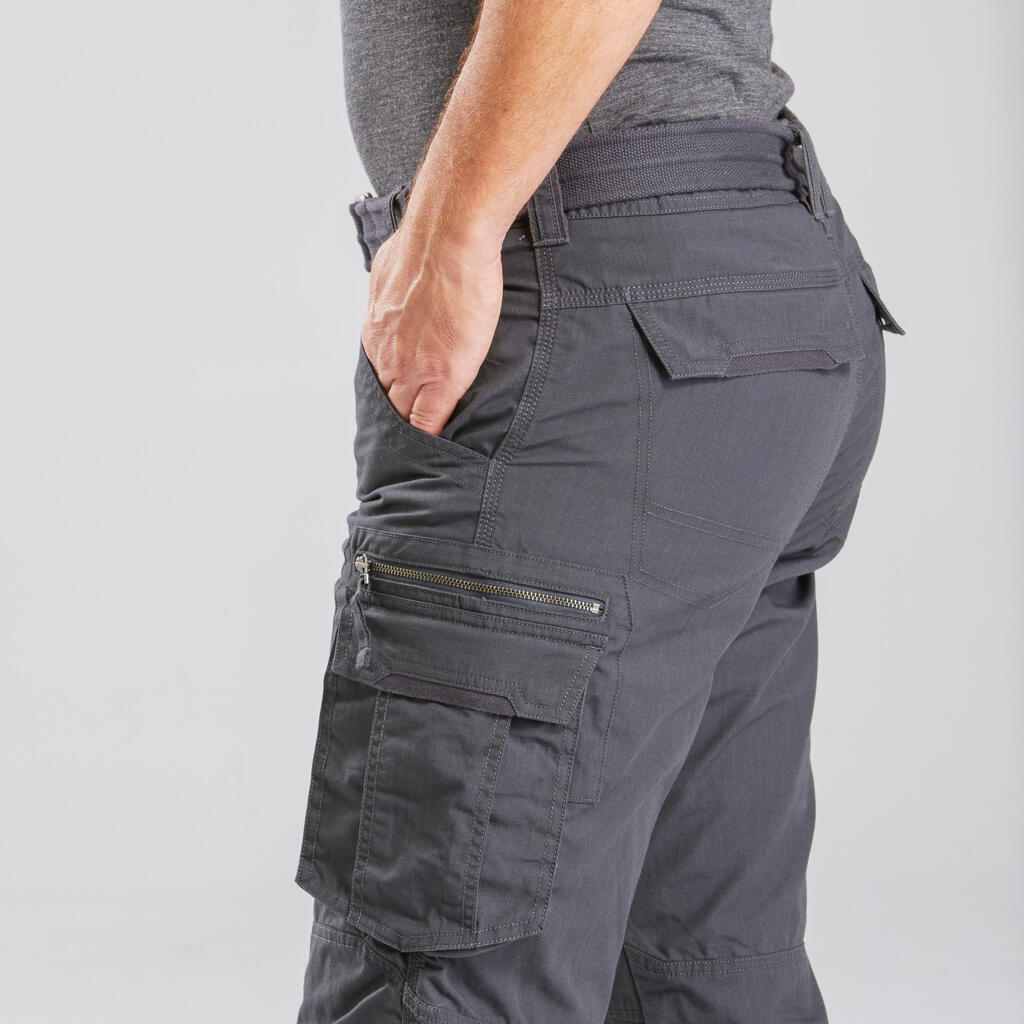Pantalón de trekking viaje Travel 500 cargo para Hombre café