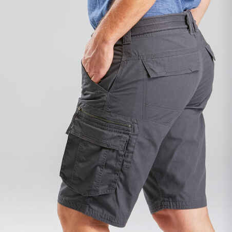 Pantalón corto de montaña y trekking cargo Hombre Forclaz Travel 100