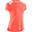 T-shirt manches courtes respirant 500 fille GYM ENFANT rose fluo