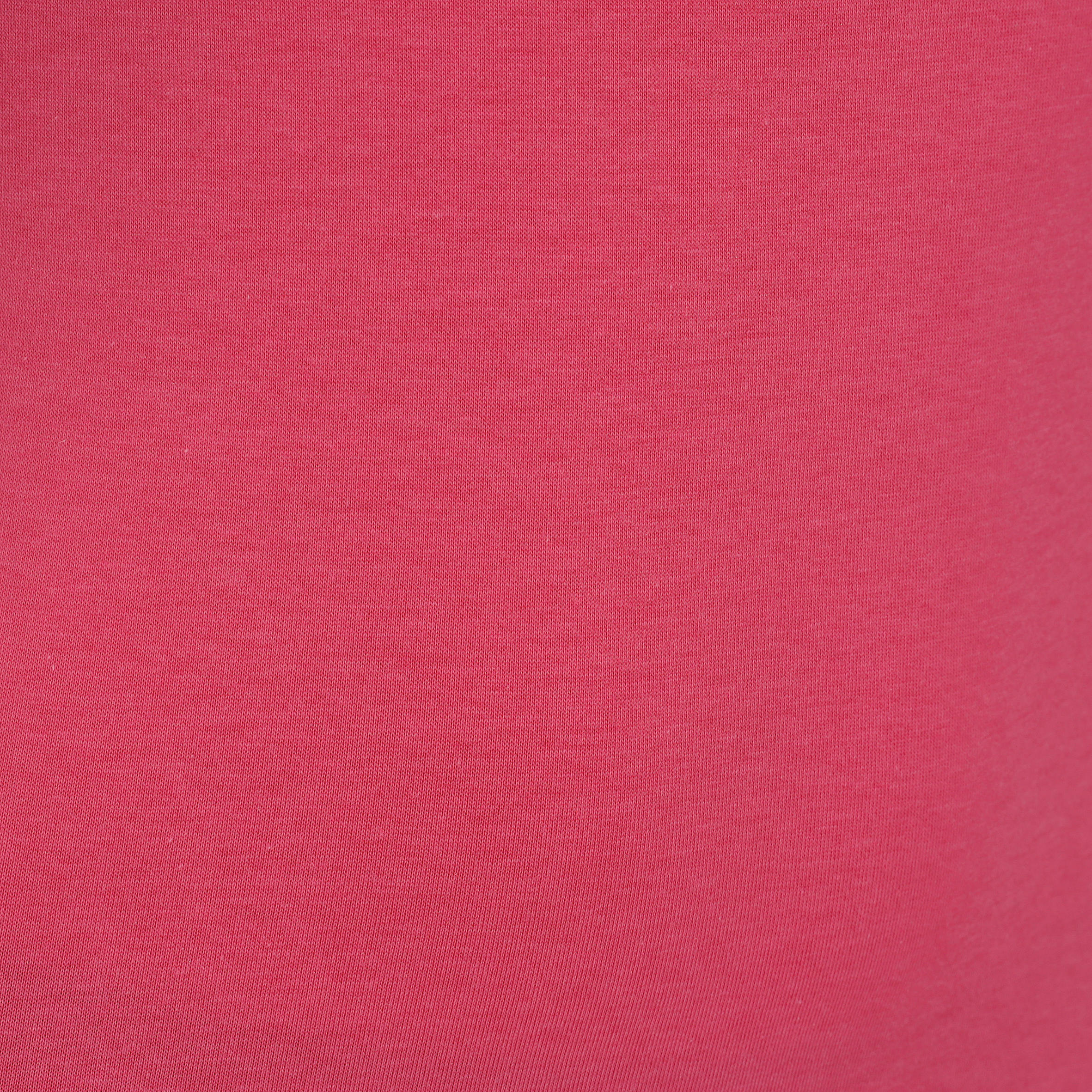 Women's Short-Sleeved Slim-Fit Gym & Pilates T-Shirt - Bright Pink 7/12