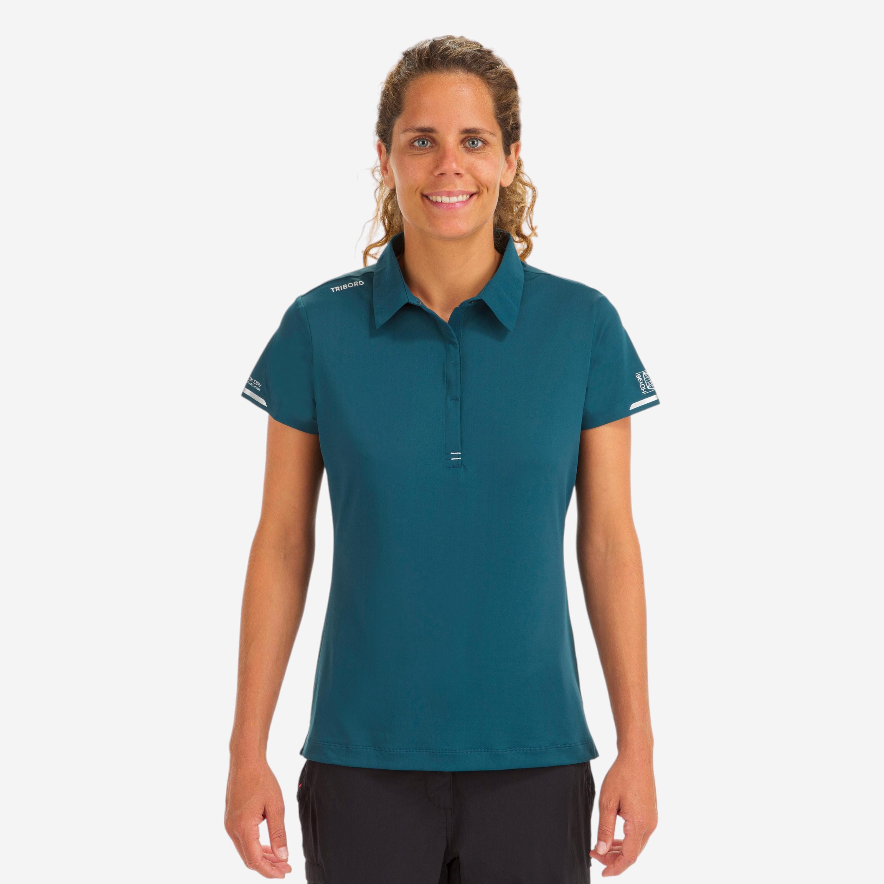 TRIBORD Poloshirt Segeln Damen Race petrol | 03608459551905 TRIBORD Poloshirt Segeln Damen Race petrol | 03608459551905