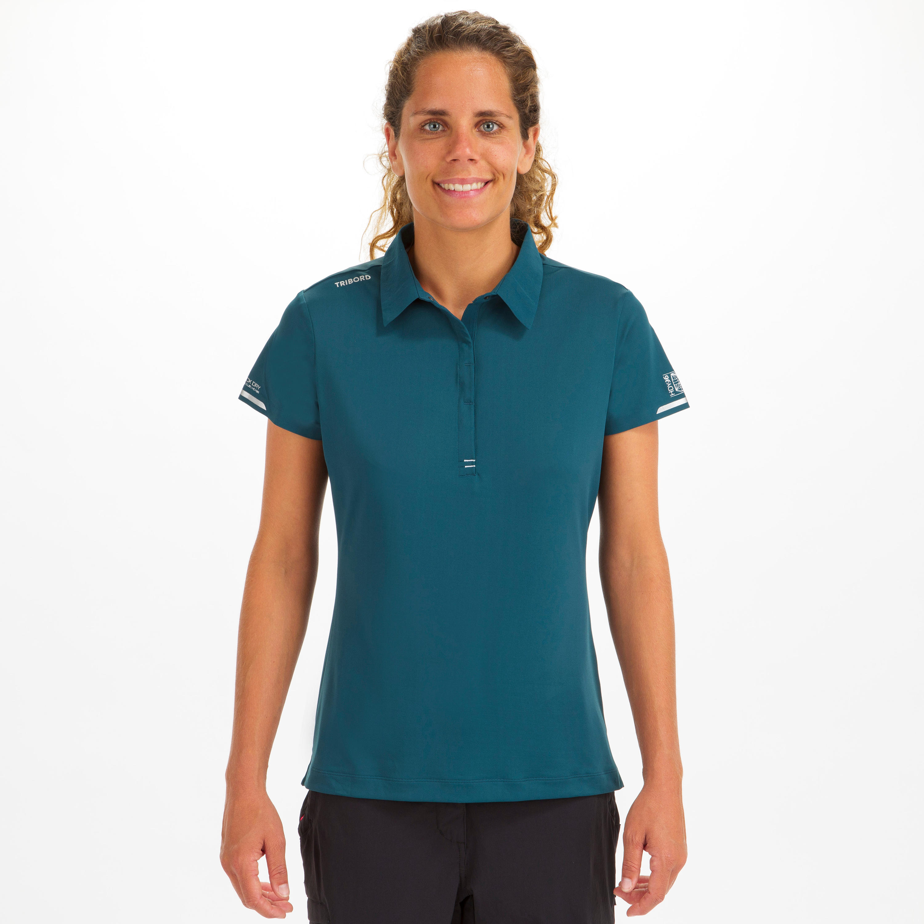 women's short sleeve polo shirts