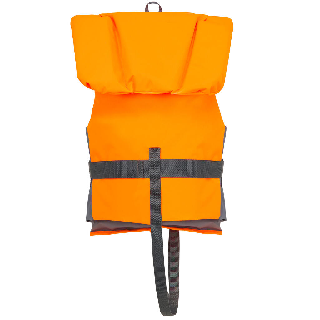 ADULT FOAM LIFE JACKET LJ100N EASY - ORANGE/GREY