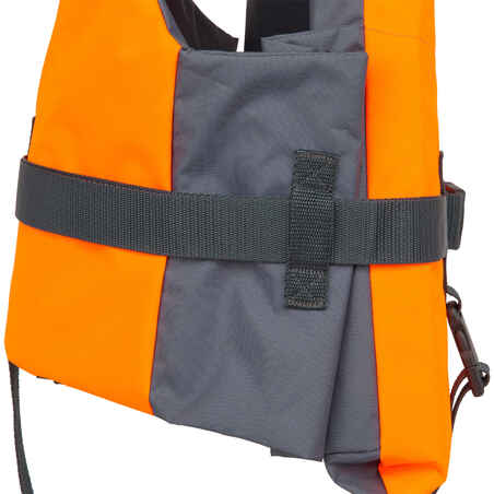 Adult Foam Life Jacket LJ 100N Easy - Orange/Grey