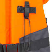 Adult Foam Life Jacket LJ 100N Easy - Orange/Grey