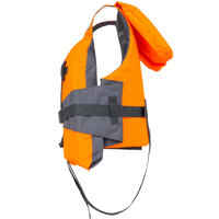 Adult Foam Life Jacket LJ 100N Easy - Orange/Grey