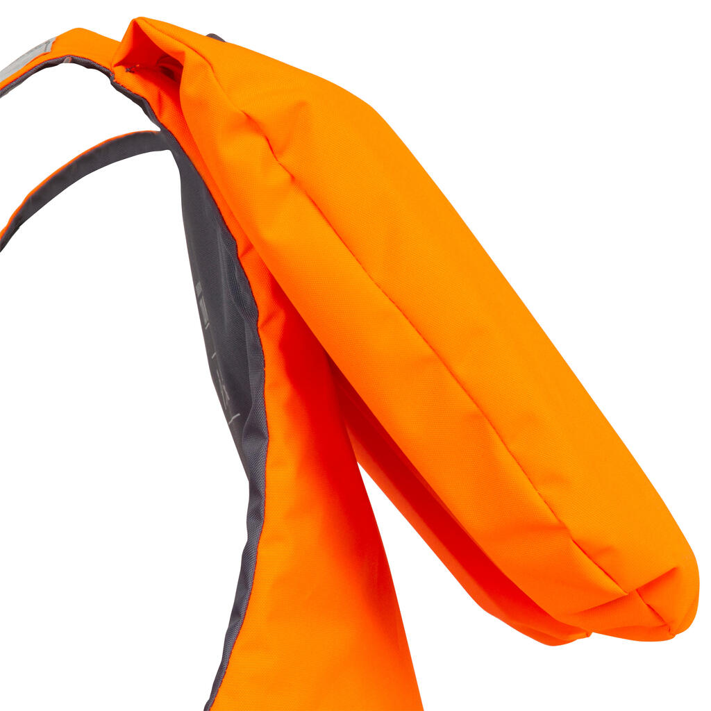 Pieaugušo putu glābšanas veste “LJ100N Easy”, oranža/pelēka