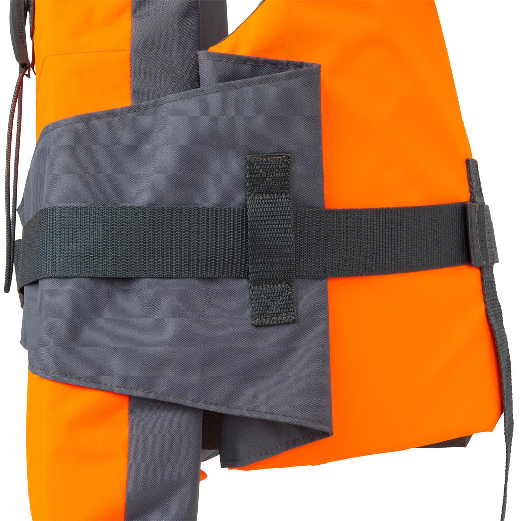 Adult Foam Life Jacket LJ 100N Easy - Orange/Grey