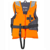 Adult Foam Life Jacket LJ 100N Easy - Orange/Grey