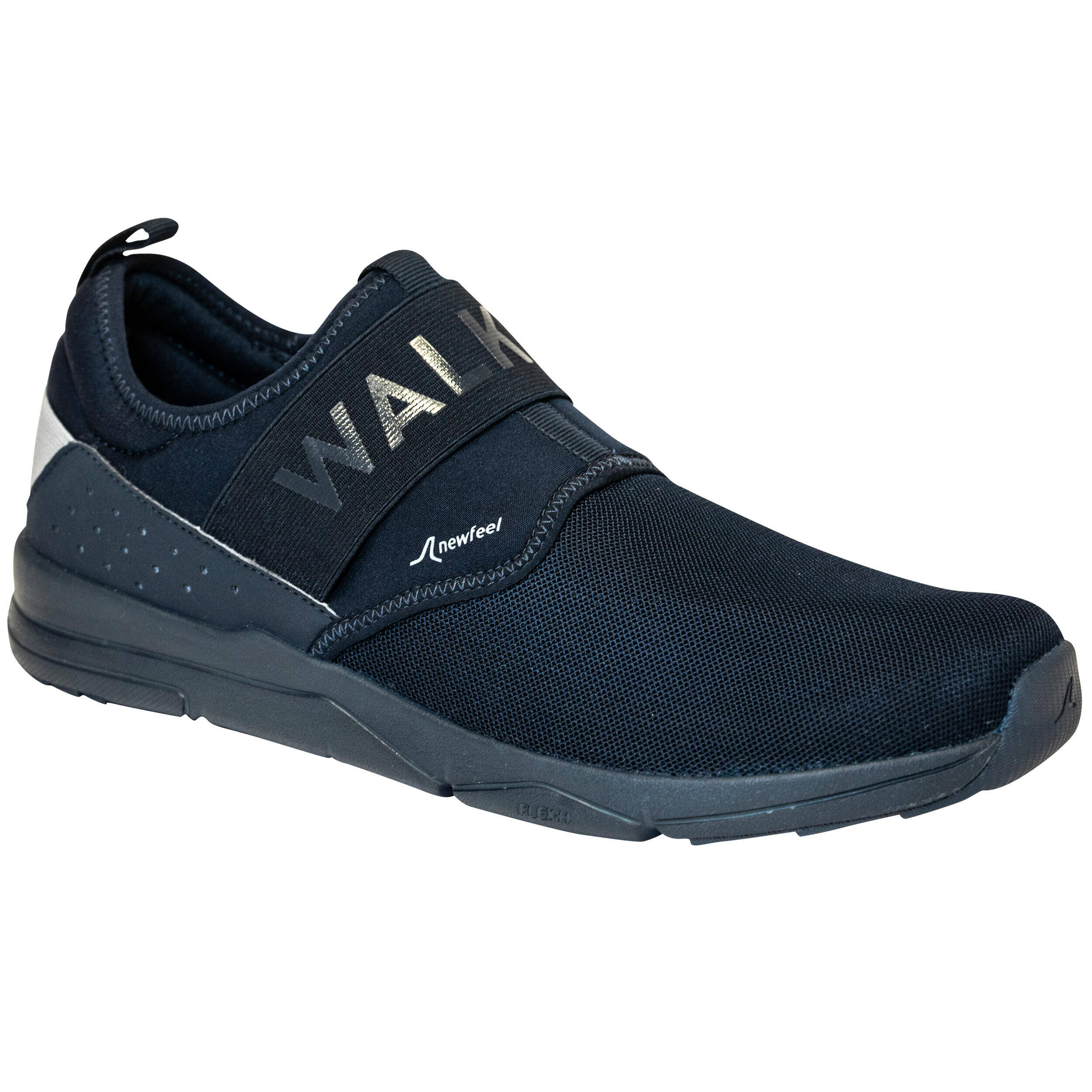 Men Walking Shoes, Superior Grip, Easy Dressing, Ideal for Daily Use - Blue -  1