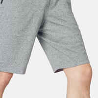560 Slim-Fit Knee-Length Pilates & Gentle Gym Shorts - Light Grey