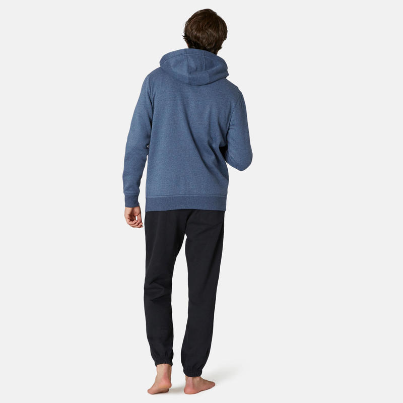 Erkek Kapusonlu Esofman Ustu Mavi 500 Domyos By Decathlon