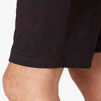 Men's Long Sport Shorts 520 - Burgundy Pattern