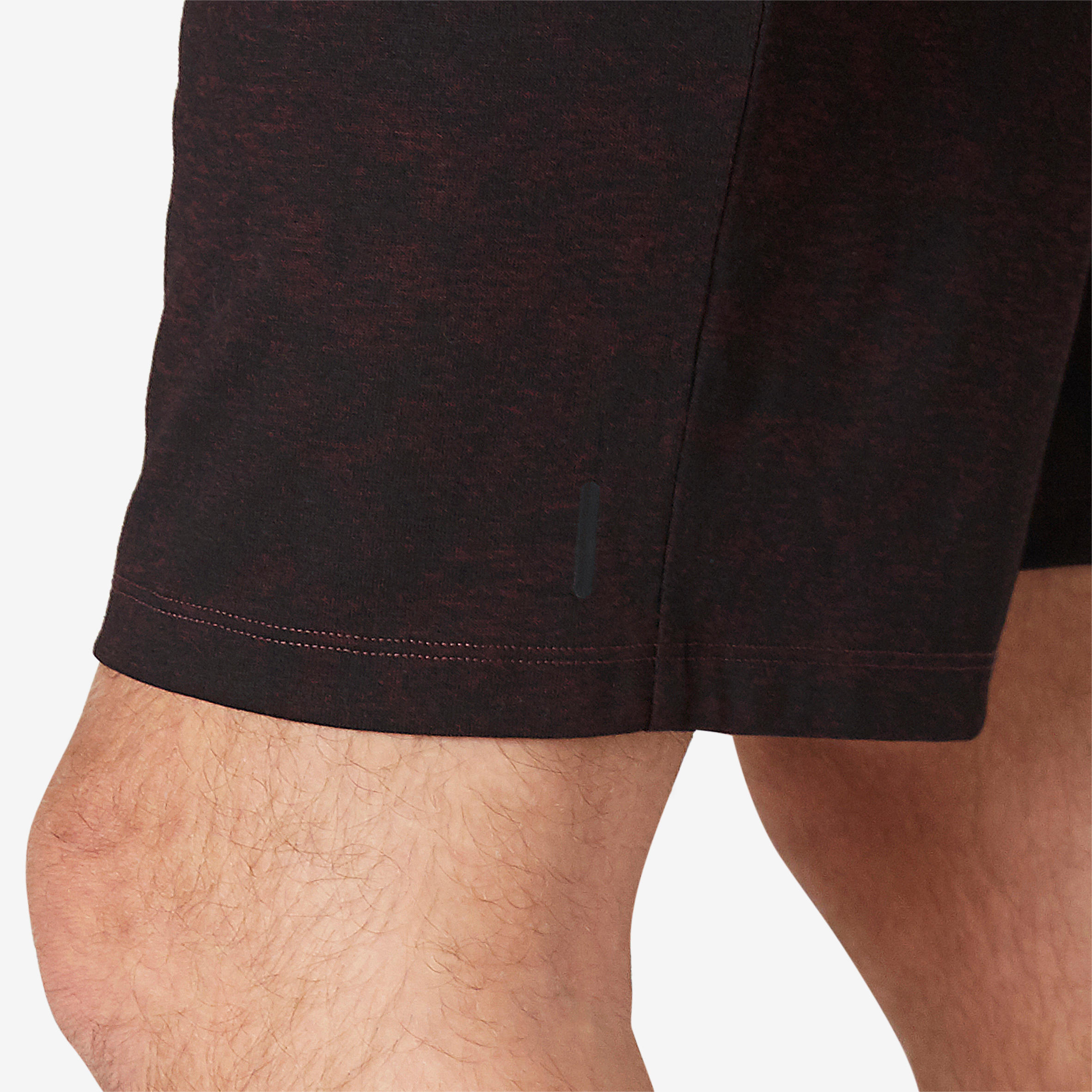 Men's Long Sport Shorts 520 - Burgundy Pattern 8/9