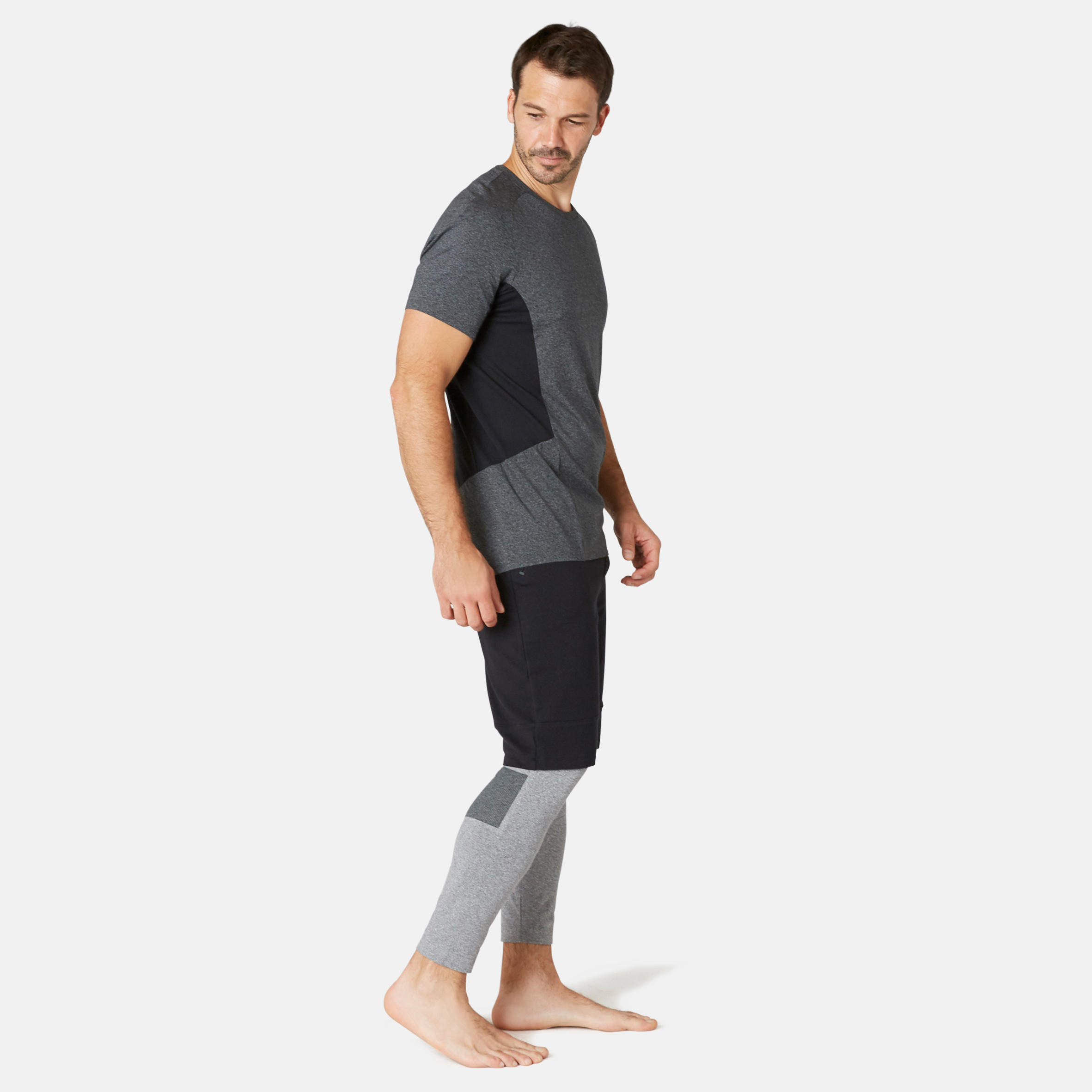 

Men's Leggings 900 - Light Grey -  By NYAMBA | Decathlon