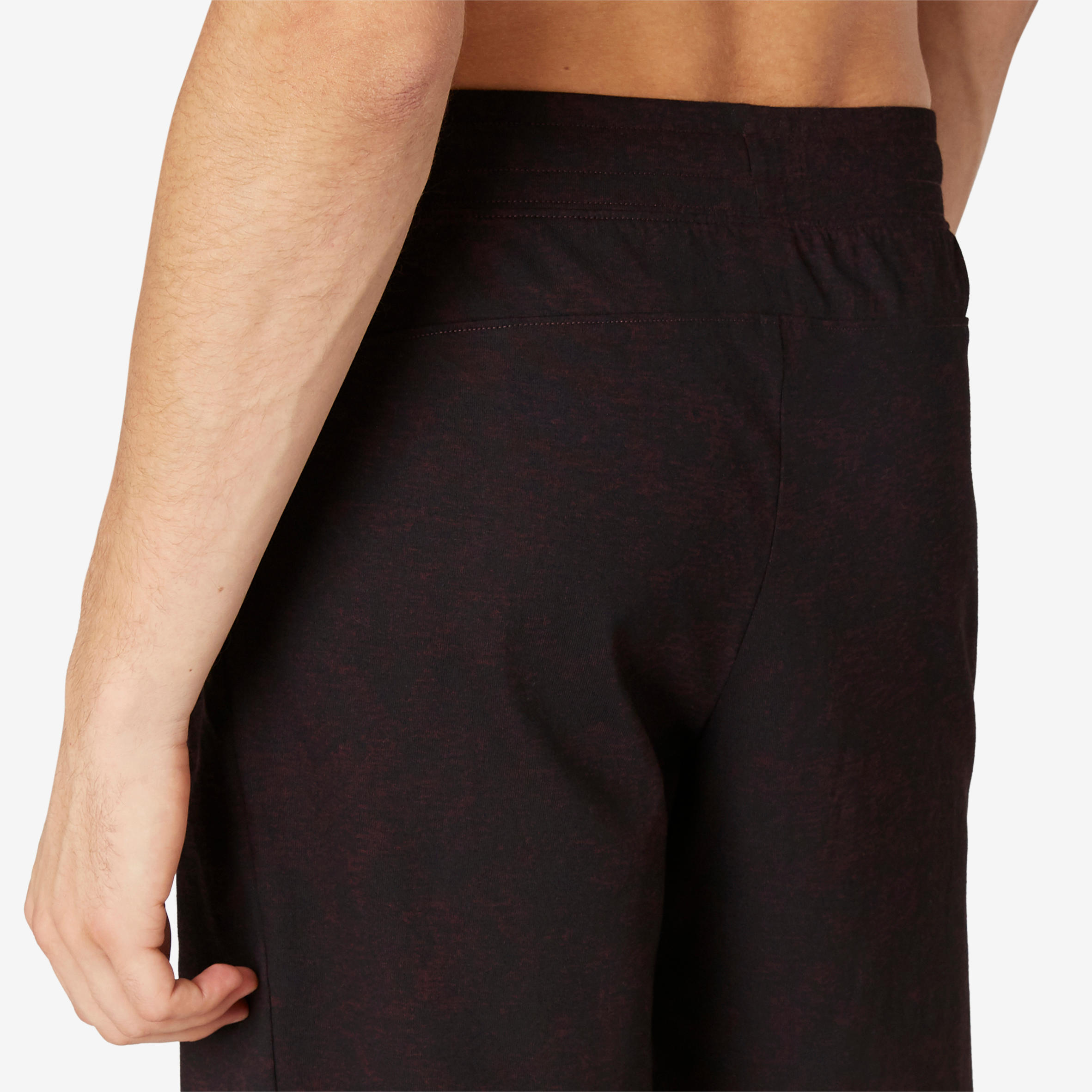 Men's Long Sport Shorts 520 - Burgundy Pattern 7/9