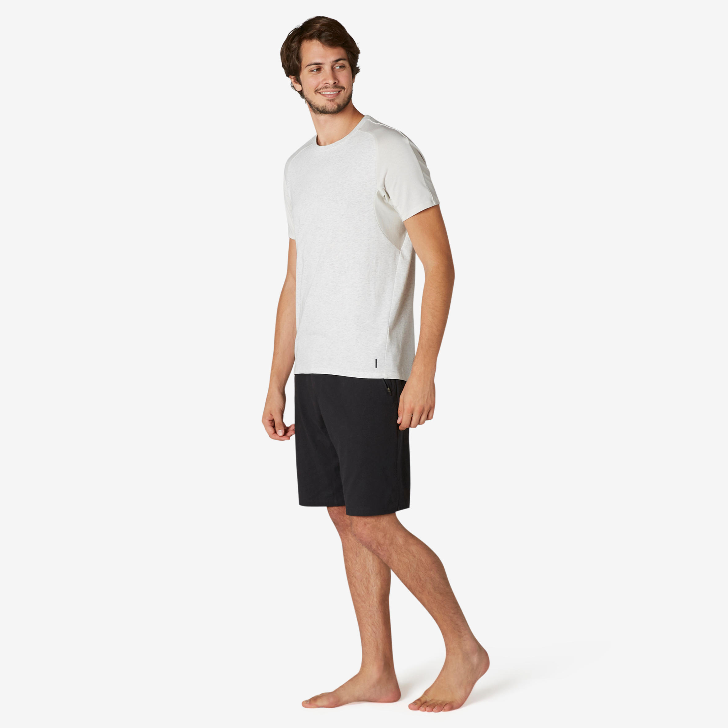 Men's T-Shirt 520 - Mottled Beige 3/9