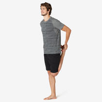 Erkek Siyah Sort Gym Pilates 520 Domyos By Decathlon