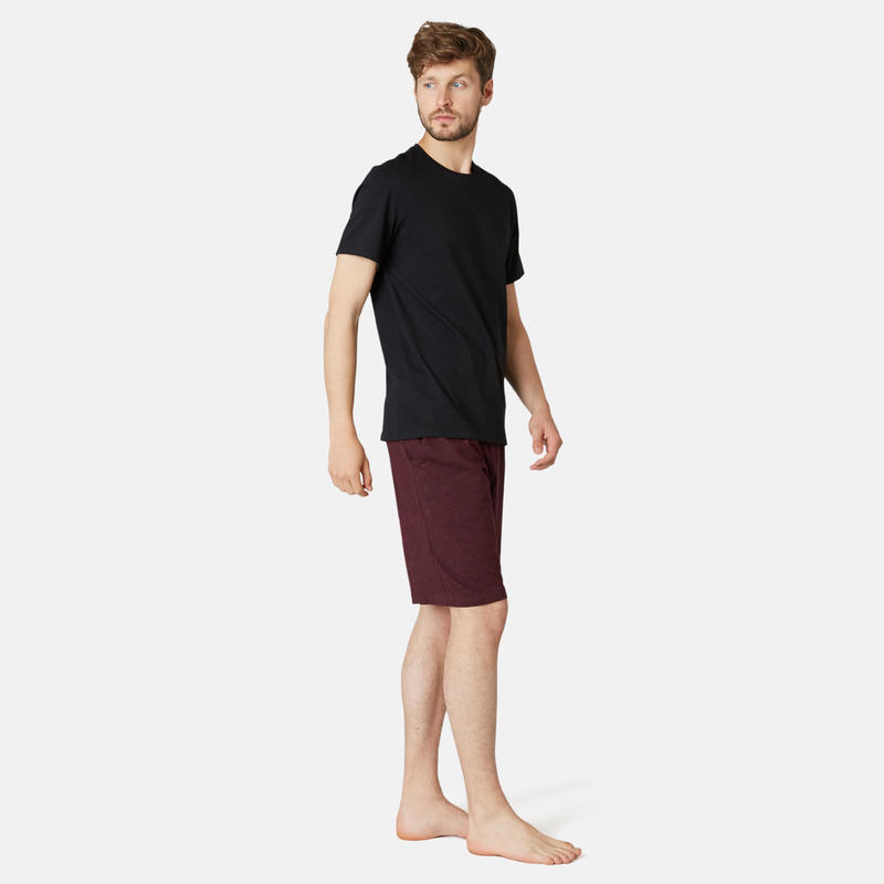 Erkek Bordo Sort Gym Pilates 500 Domyos By Decathlon