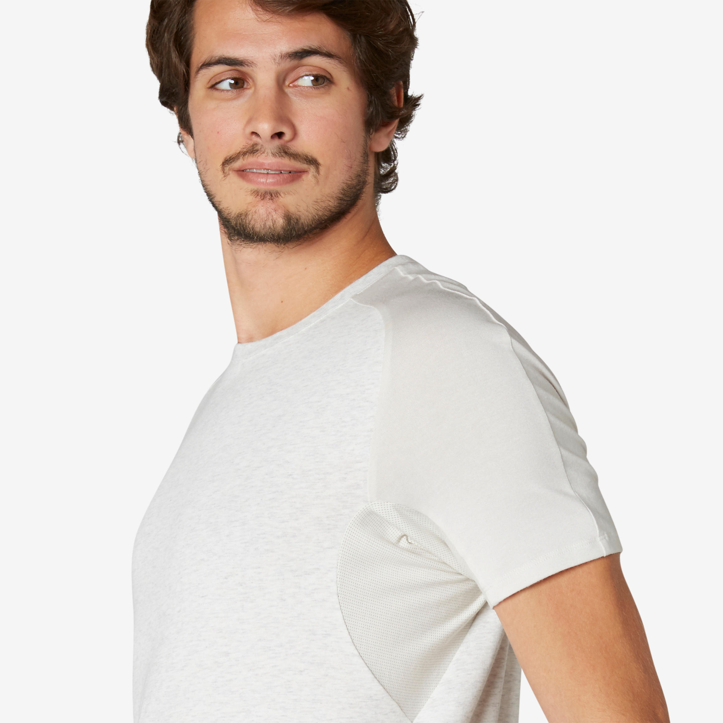 Men's T-Shirt 520 - Mottled Beige 7/9