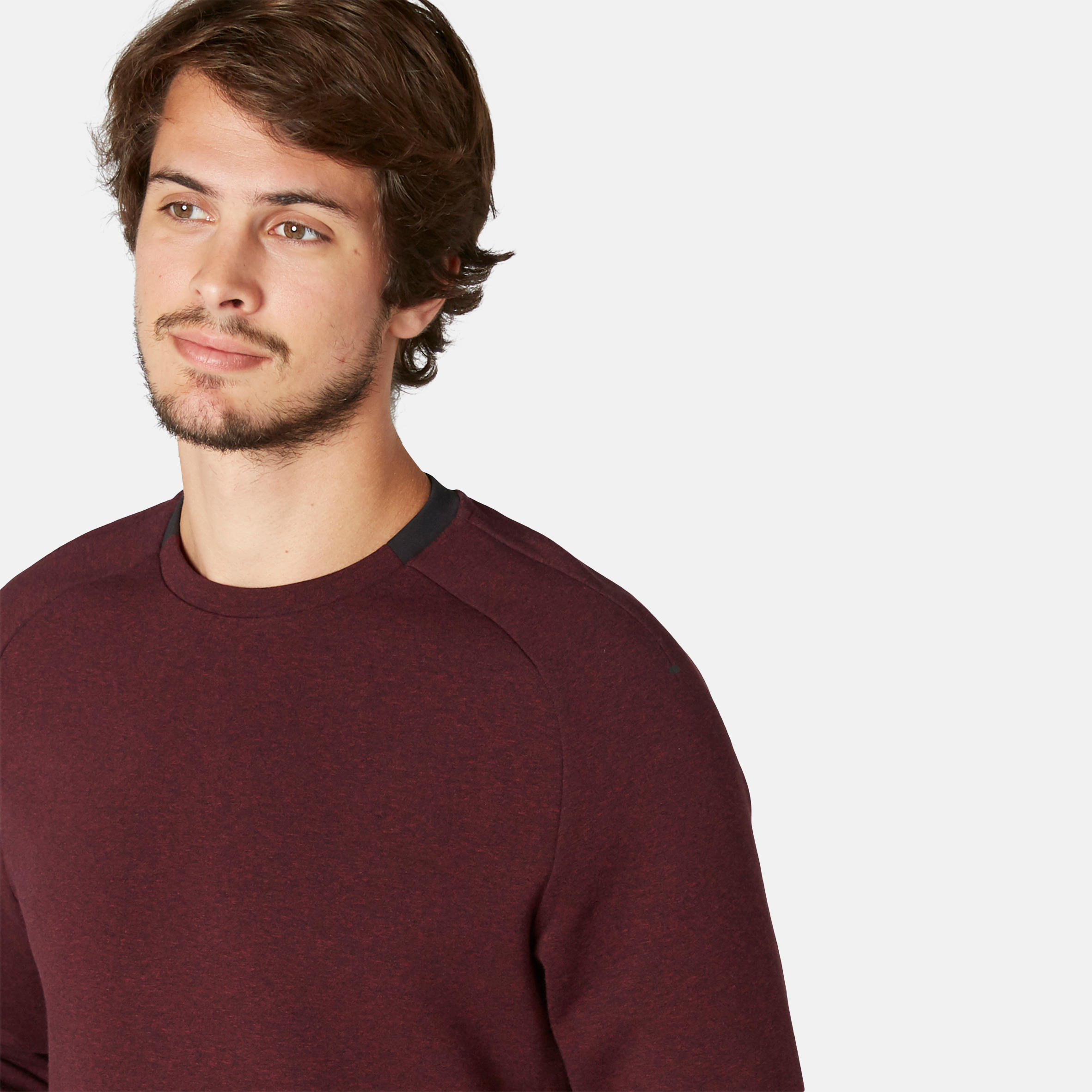 Men's Spacer Training Sweatshirt 540 - Burgundy 5/8