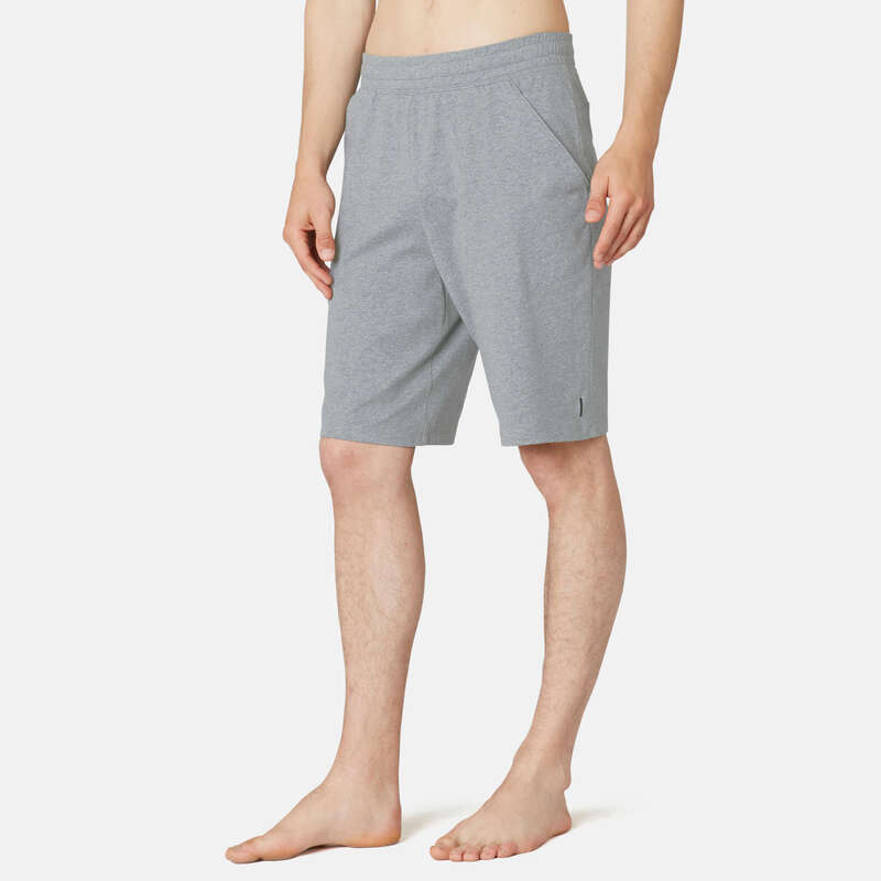 MAN GYM, PILATES APPAREL Clothing - Men's Regular Gym Shorts 500 DOMYOS - Bottoms