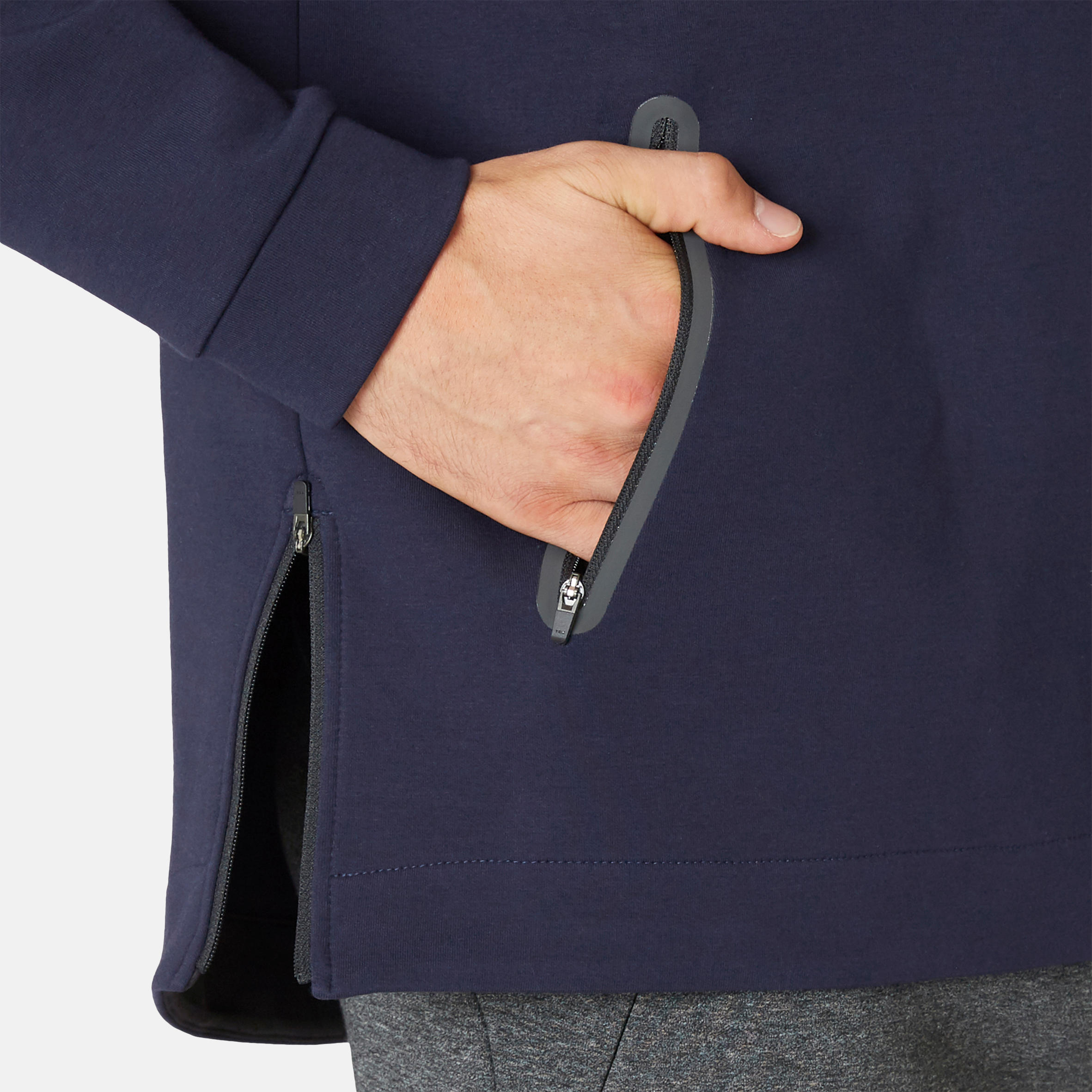 Men's Spacer Training Sweatshirt 540 - Navy Blue 7/8