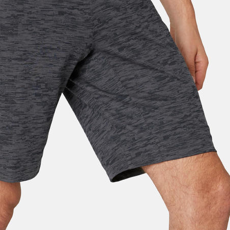 Short Fitness Homme - 500 gris carbone