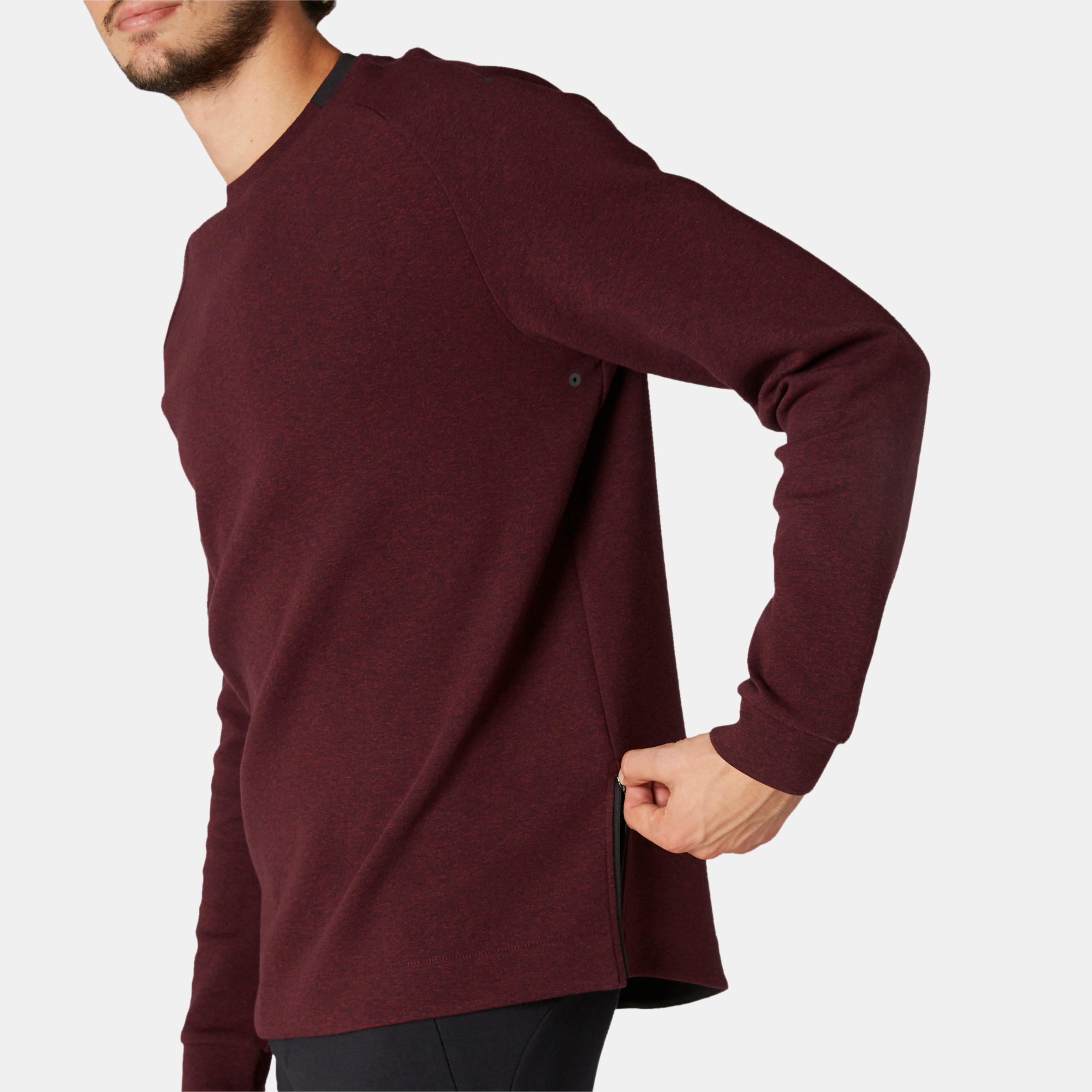 Men's Spacer Training Sweatshirt 540 - Burgundy 6/8