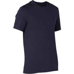 Men's Slim-Fit Fitness T-Shirt 500 - Dark Blue