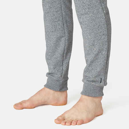 Fitness Slim-Fit Jogging Bottoms with Zip Pockets - Grey