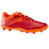 Kinder Fussballschuhe Nocken Agility 140 FG Schnürung bordeaux/orange